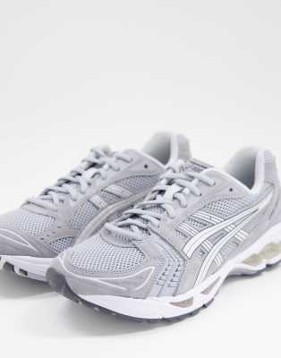 фото Серебристые и серые кроссовки asics gel kayano 14-серый