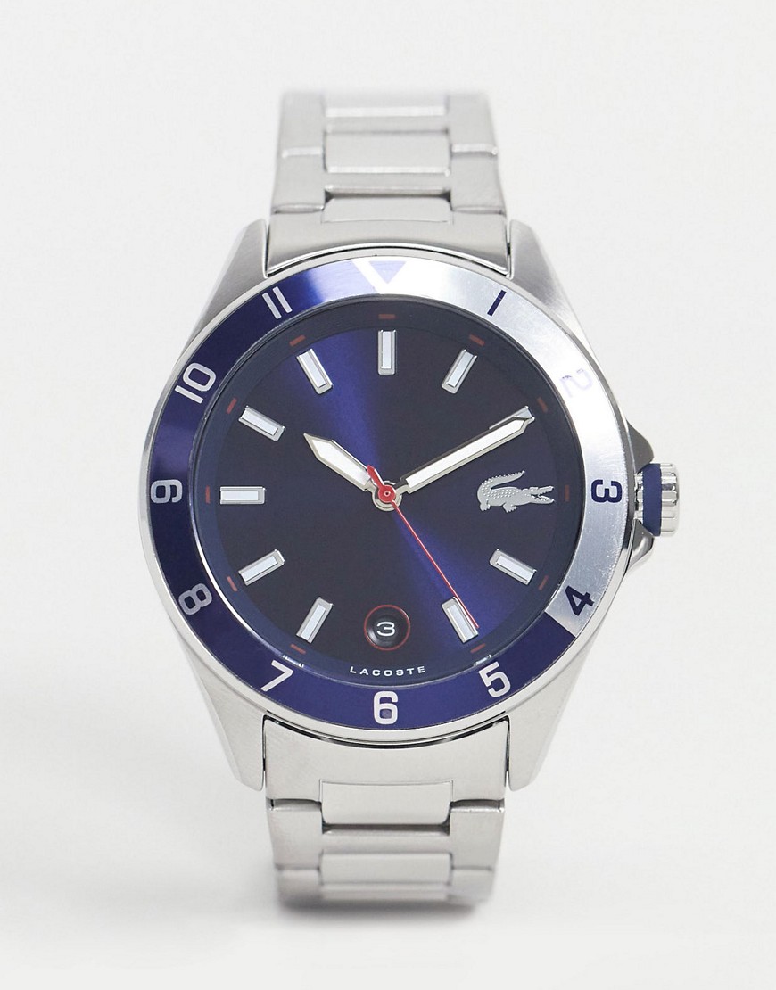 фото Серебристые мужские часы-браслет lacoste 2011127-серебристый