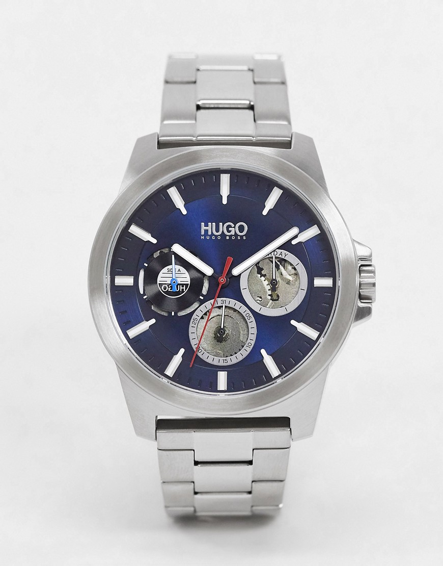 фото Серебристые наручные часы hugo 1530131-серебряный