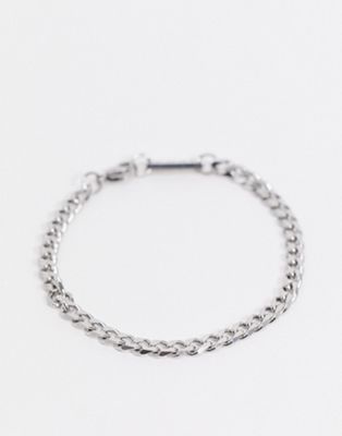 фото Серебристый браслет из нержавеющей стали icon brand-серебряный