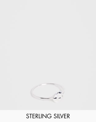 фото Серебряное кольцо asos design-серебряный