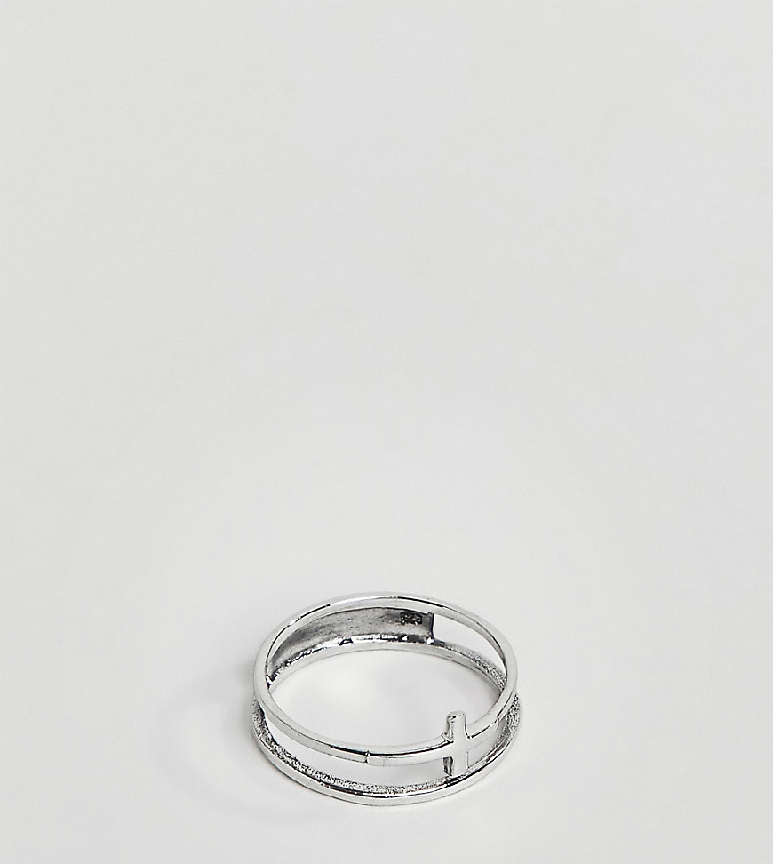 фото Серебряное кольцо с крестом kingsley ryan-серебряный
