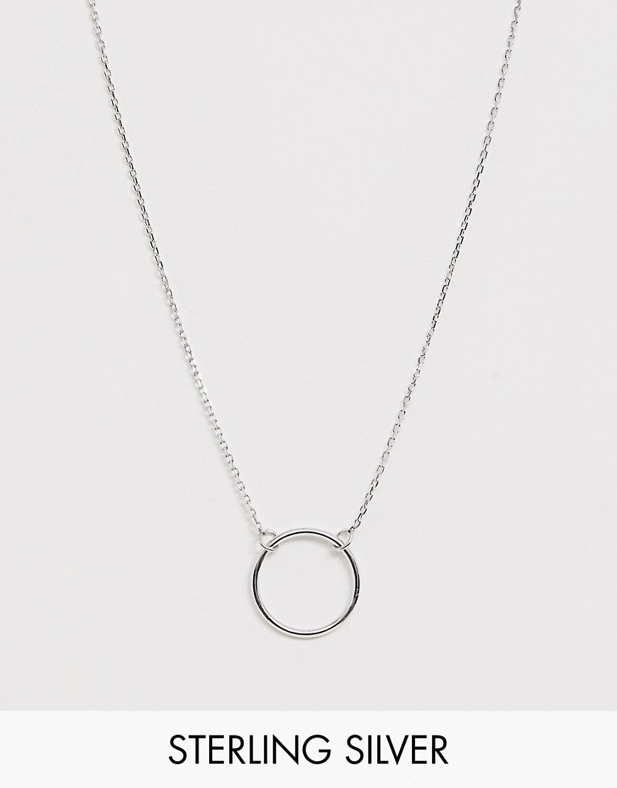 фото Серебряное ожерелье с кольцом designb-серебряный designb london