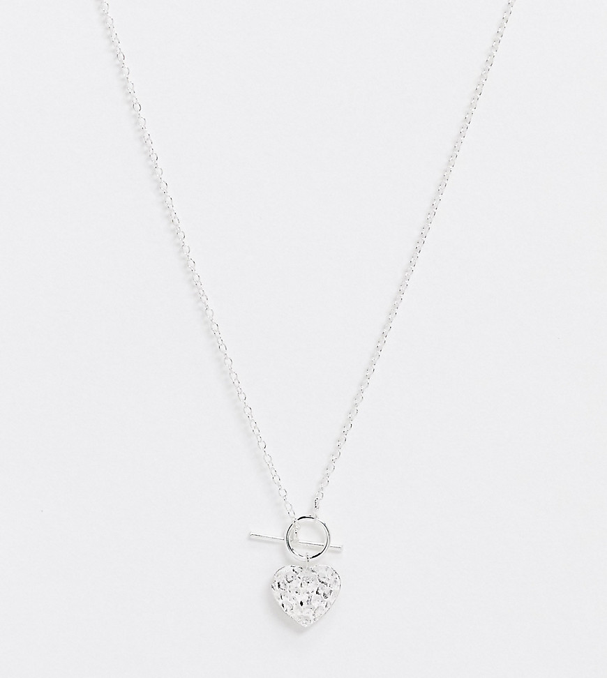 фото Серебряное ожерелье с подвеской в виде сердца kingsley ryan-серебряный
