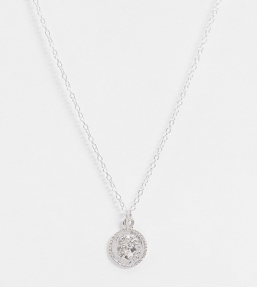 фото Серебряное ожерелье с подвеской-монетой kingsley ryan-серебряный