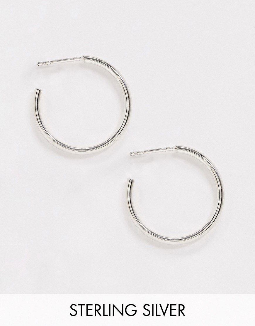 фото Серебряные серьги-кольца astrid & miyu-серебряный