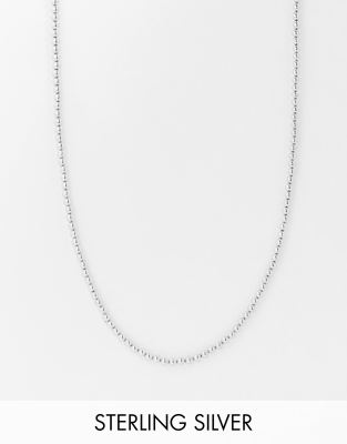 Collana a girocollo con particolare lavorazione a maglia in argento 925