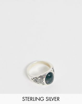 Serge DeNimes - Demask - Ring met steen van echt zilver