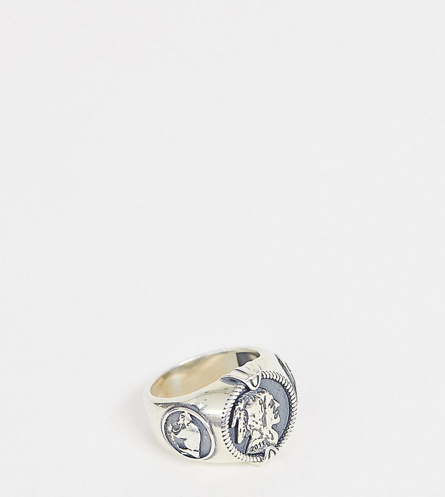 Serge DeNimes Liberty ring in sterling silver
