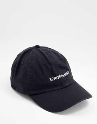 Serge DeNimes Serge DeNimes logo cap in black