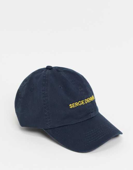 Serge DeNimes logo banded cap in navy