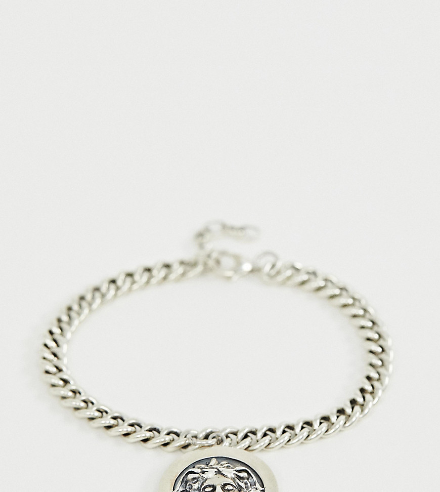 Serge Denimes medusa pendant bracelet in sterling silver