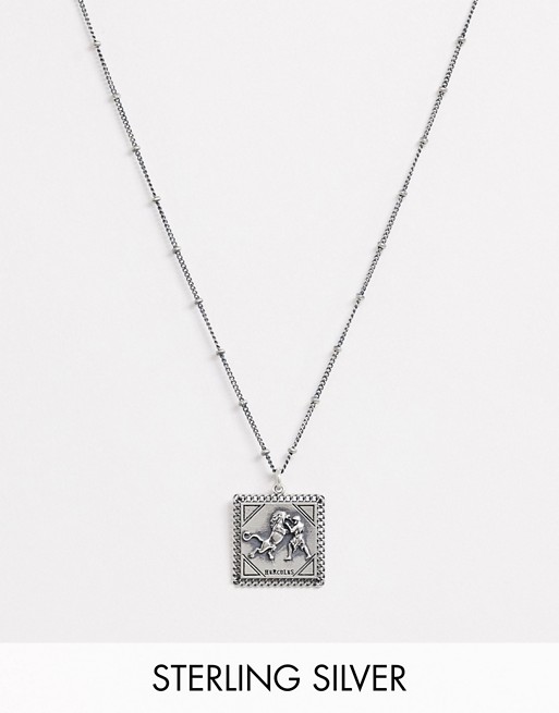 Serge DeNimes neck chain with Hercules charm in silver