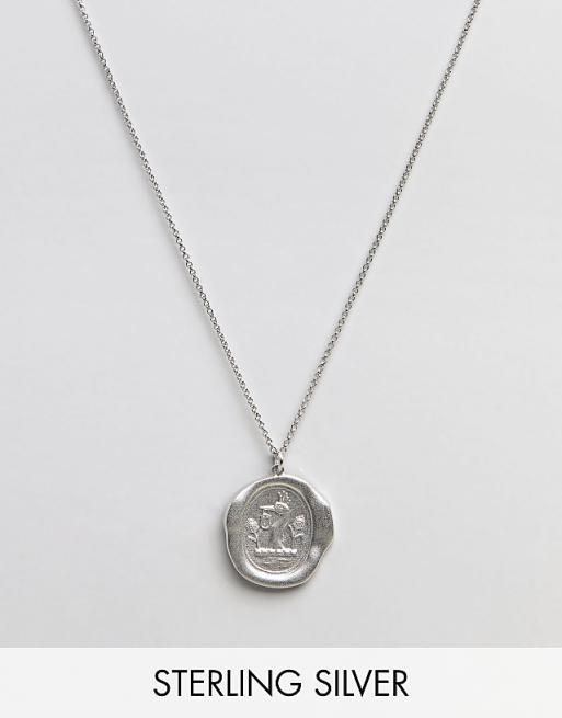 Heart Necklace Matte Finish Sterling Silver Adjustable Heart Necklace Matte Finish Sterling Silver Adjustable