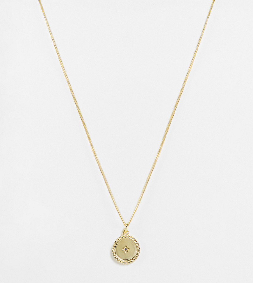 Serge DeNimes sterling silver imperial pendant in gold exclusive to ASOS