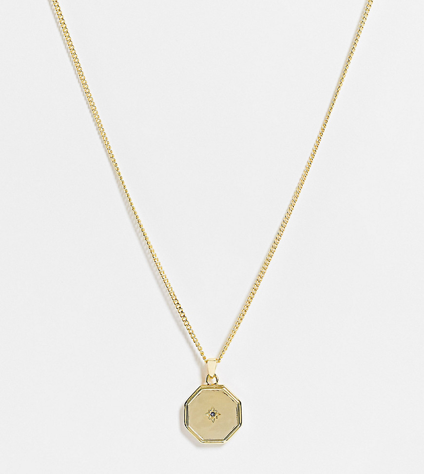 Serge DeNimes sterling silver reign pendant in gold exclusive to ASOS