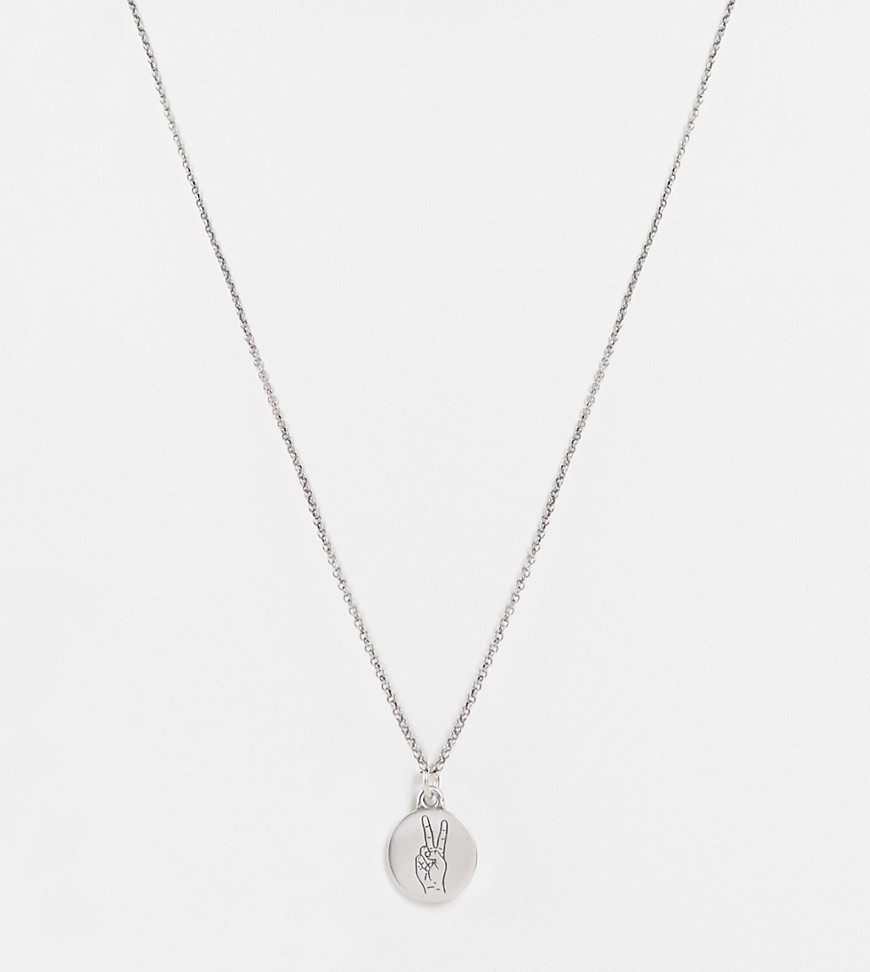 Serge DeNimes sterling silver round pendant in silver exclusive to ASOS