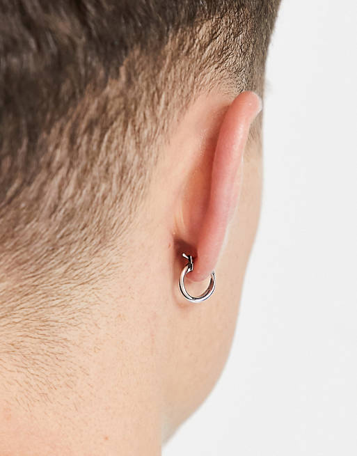Serge DeNimes sterling silver unity hoop earrings - Exclusive to ASOS