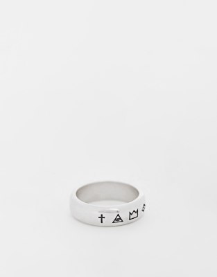 Serge DeNimes Serge DeNimes symbol ring in sterling silver