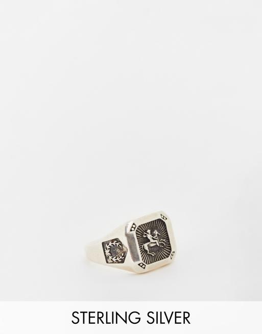 Serge denimes outlet signet ring