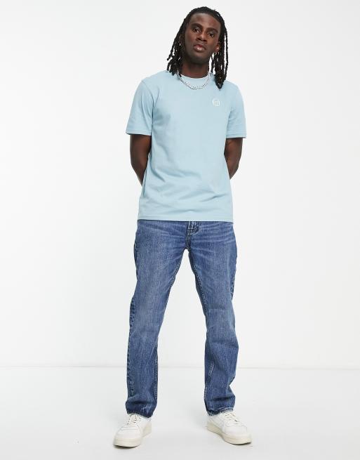 Sergio Tacchini - Blå T-shirt med logo og rygprint - Kun hos ASOS, 4 af 4