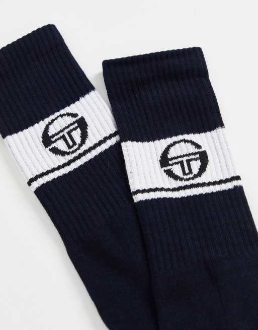 Sergio Tacchini Chaussettes logo Bleu marine ASOS