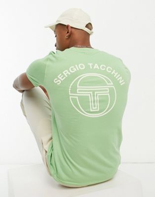 Sergio Tacchini Graciello t-shirt with back print in green