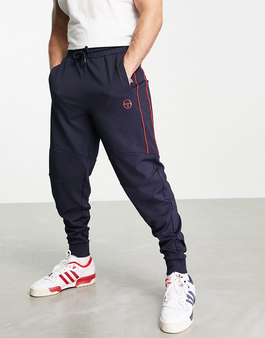 Sergio Tacchini joggers with logo in navy and red
