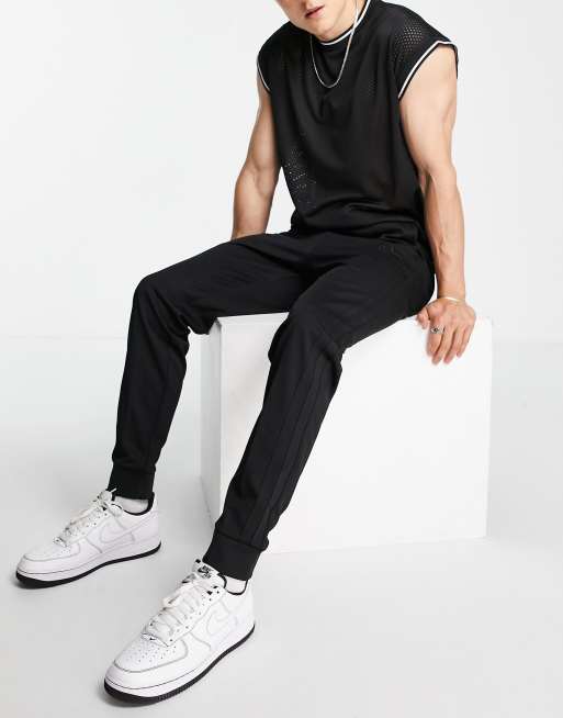 Sergio Tacchini - Joggingbroek met logo in zwart