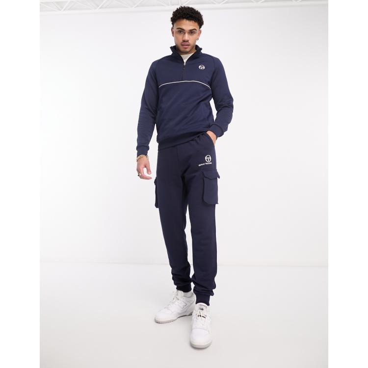 Sergio Tacchini Lapo cargo joggers in navy ASOS