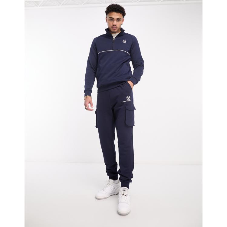 Woven Cargo Jogger Pants- Heather Grey – Sergio Tacchini