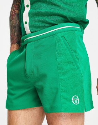 Sergio Tacchini Sergio Tacchini logo shorts in green