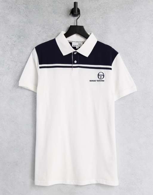 sergio tacchini white polo