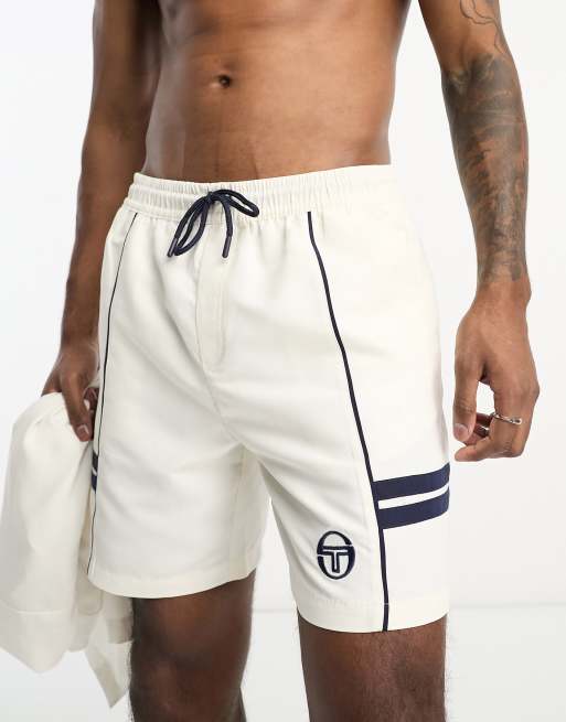 Sergio Tacchini Romolo swim shorts in cream