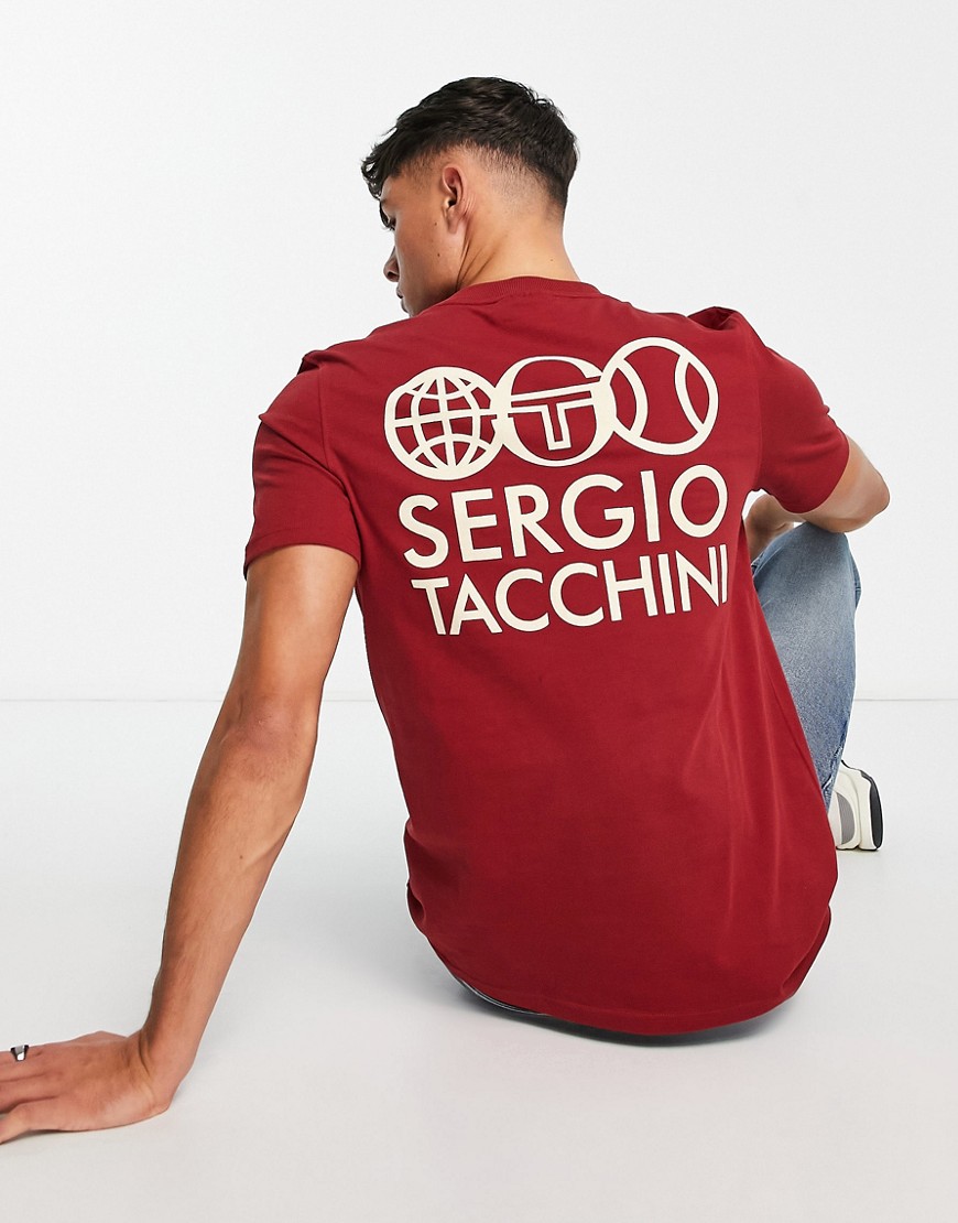 Sergio Tacchini t-shirt with back print in red