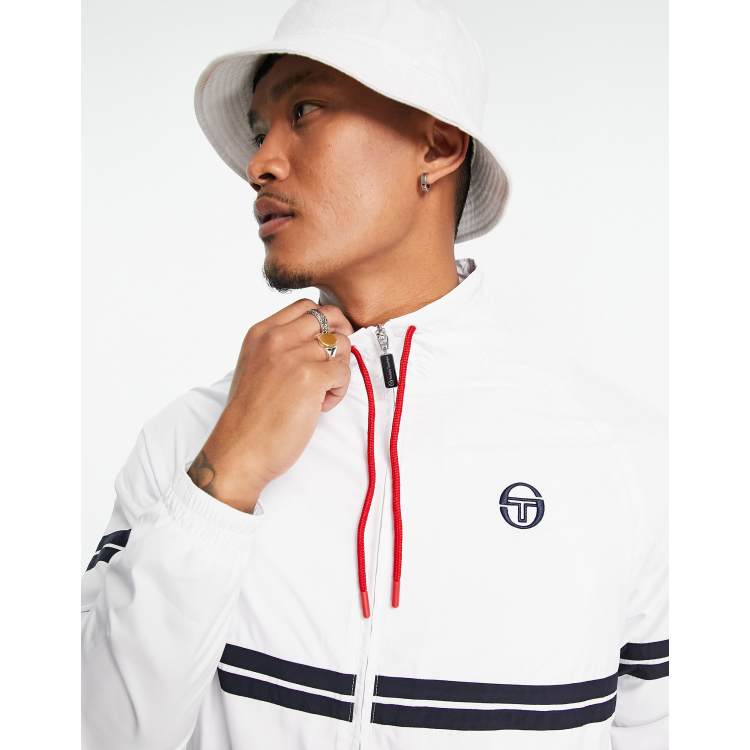 Sergio Tacchini track jacket in white ASOS