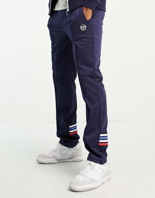 Sergio Tacchini – Varena – Trainingshose in Marineblau mit seitlichen Streifen, 4 von 4