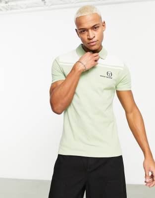 Sergio Tacchini Young Line polo in green - ASOS Price Checker