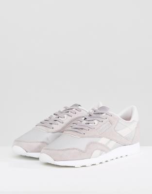 reebok classic nylon lilac