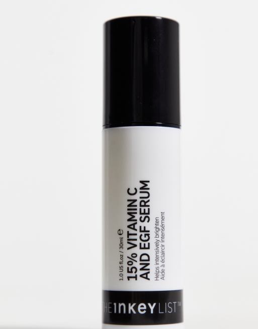 Sérum con vitamina C y péptidos EGF al 15% de 30 ml de THE INKEY LIST, 4 de 4