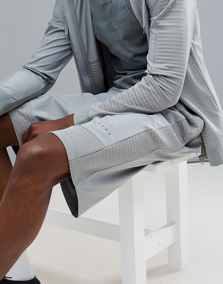 фото Серые баскетбольные шорты со вставками asos 4505-серый