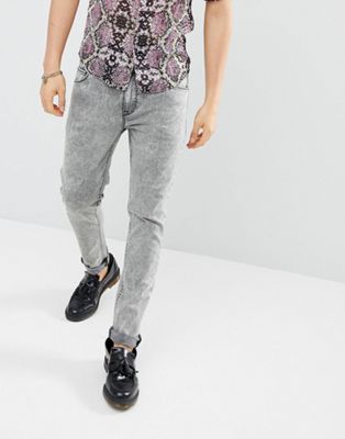 фото Серые джинсы скинни asos design-серый