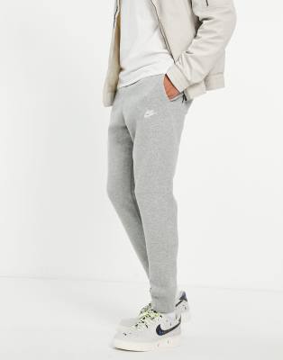 nike club cuffed joggers black