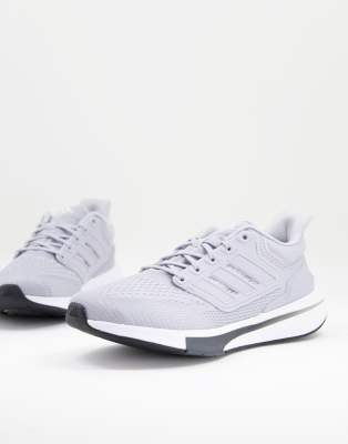Бег  Asos Серые кроссовки adidas EQ21 Running-Серебристый