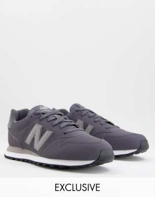 фото Серые кроссовки new balance 500 classic-серый