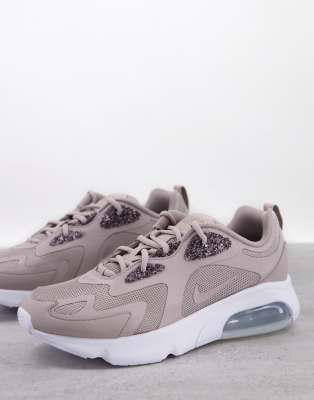 Серые кроссовки Nike Air Max 200-Серый