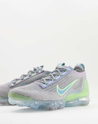 Серые кроссовки Nike Vapormax 2021 Flyknit-Серый