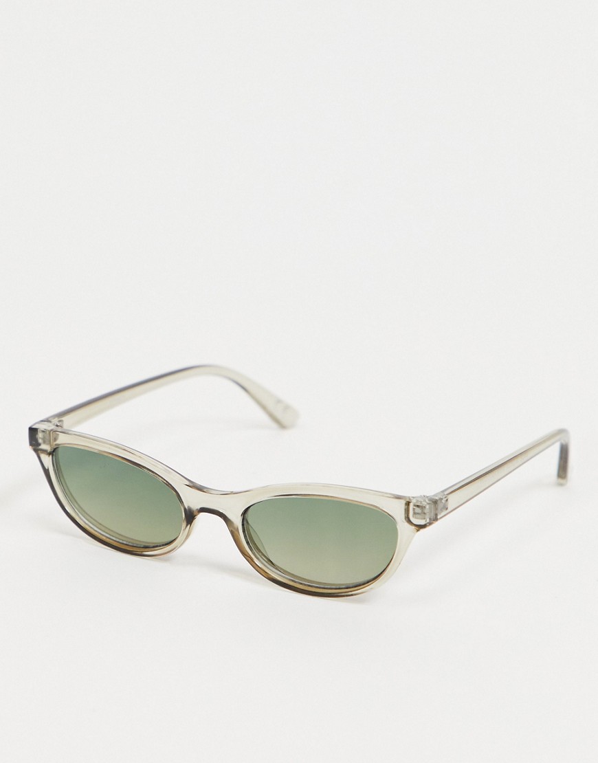 фото Серые квадратные солнцезащитные очки в стиле 90-х с дымчатыми стеклами asos design-серый
