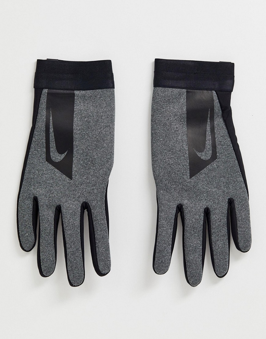фото Серые перчатки nike football аcademy hyperwarm-серый