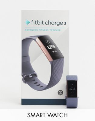 фото Серые смарт-часы fitbit charge 3-серый